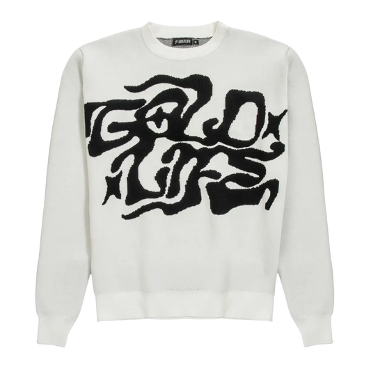 Tricot Strange White - Gold Life