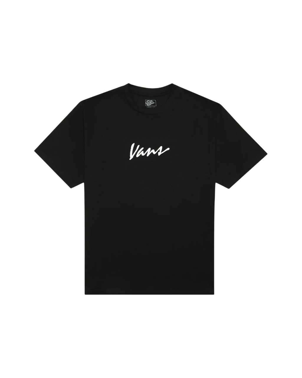 Camiseta Classic Script SS Black White - VANS
