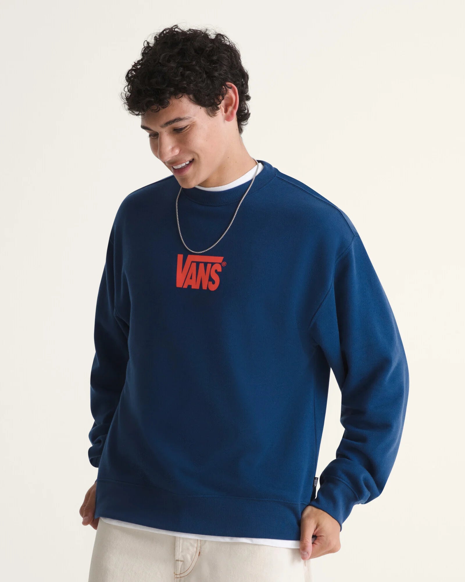 Moletom Stretch Logo Deep Indigo