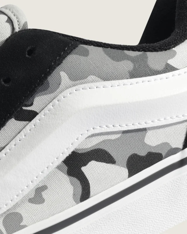 Tenis KNU Skool Camo Black White - VANS