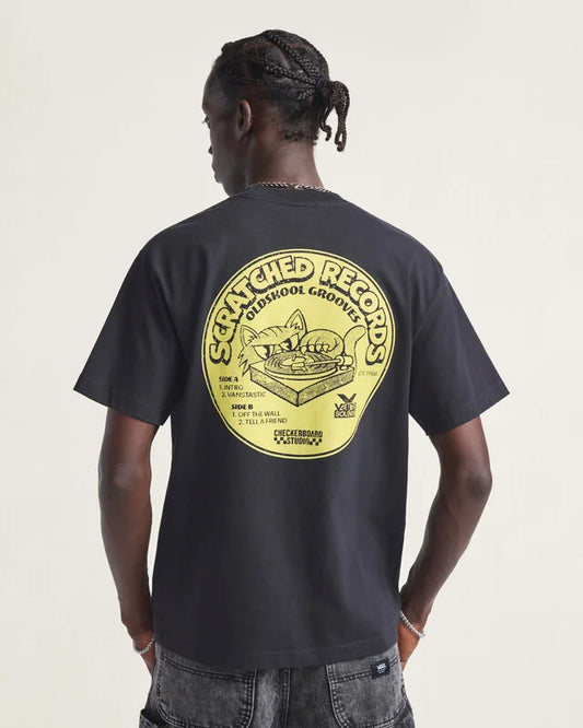 Camiseta Scratched Recor Black - VANS