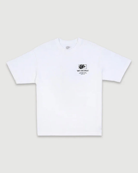 Camiseta Circle Bones SS White - Vans