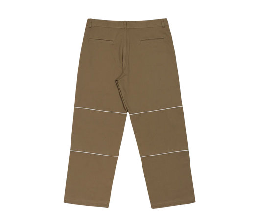 Minimal Twill Pants in Brown - Disturb