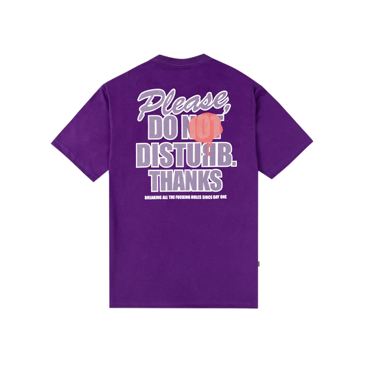 Please do Disturb T-Shirt in Purple  – Disturb LTDA