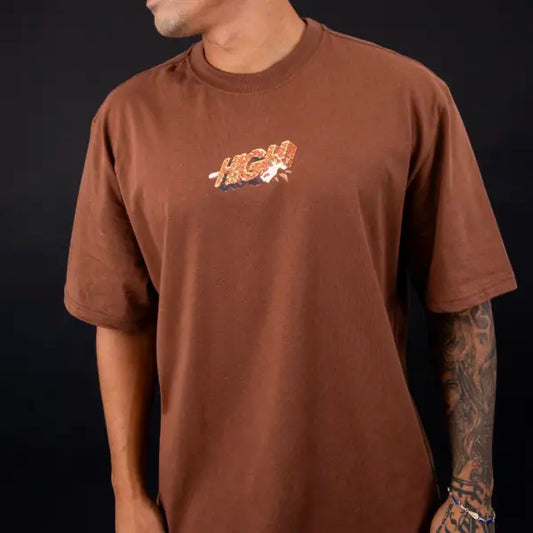 Tee Frosty Brown - High