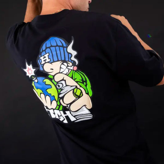 Tee Rebel Black - High