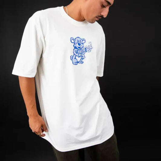 Tee Bear White - High