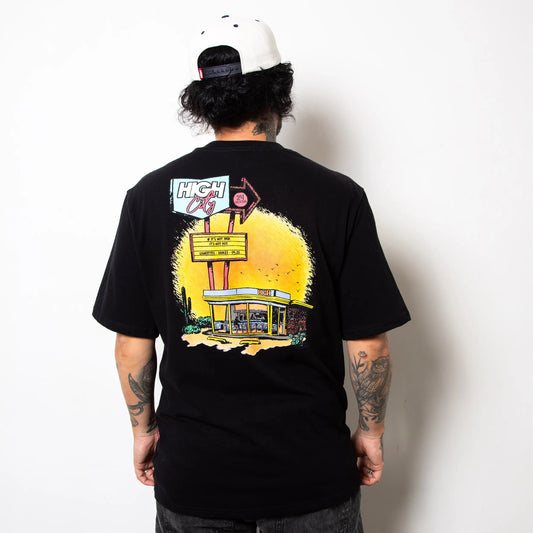 Tee Cafeteria Black - High