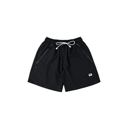 Runner Nylon Shorts in Black - DISTURB LTDA