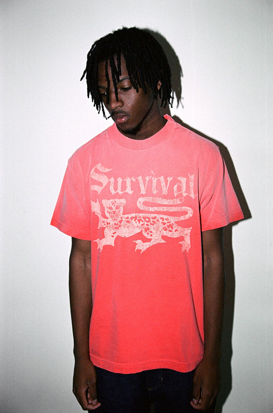 Camiseta Logo Destroyed Vermelha - SURVIVAL ENERGY