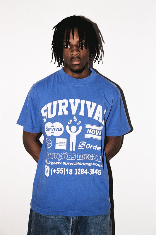 Camiseta Soluções ilegais - SURVIVAL ENERGY