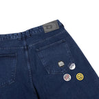 Shorts Jeans Pins Azul