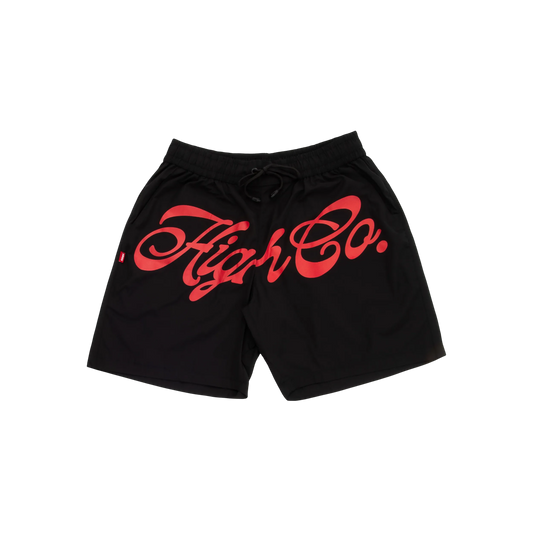 Shorts Script Black - High