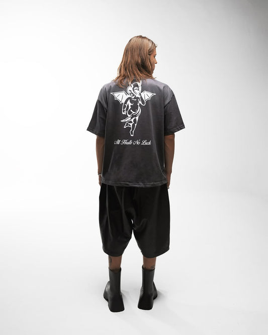 Camiseta Hustle Angel Cinza - MVRK