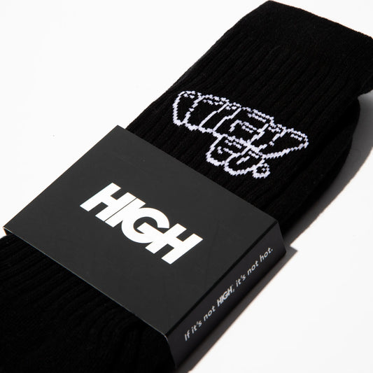 Socks Graff Black - High