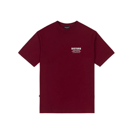 Street Tapes T-Shirt in Burgundy – Disturb LTDA