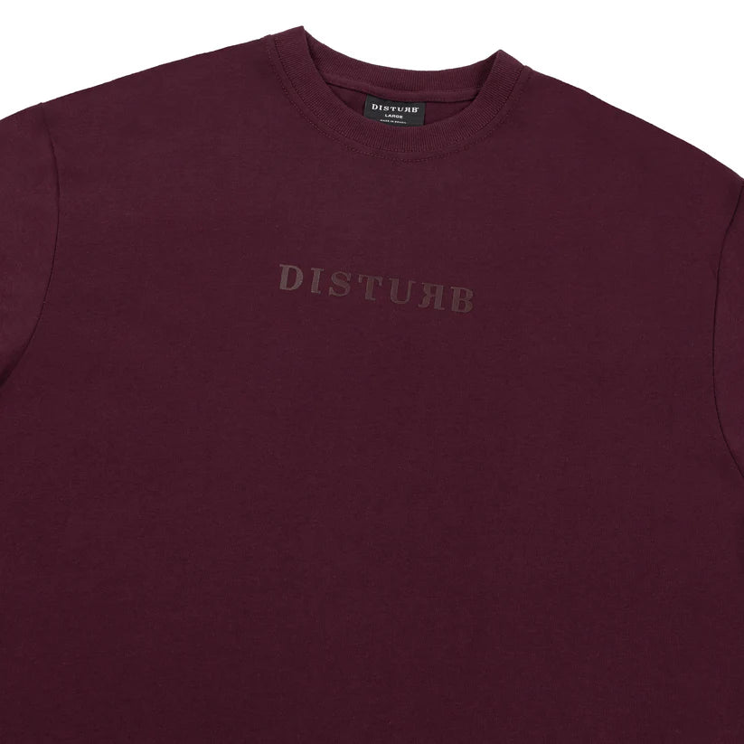 Core Logo T-Shirt Wine - DISTURB LTDA