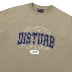 Hustle Dpt T-Shirt Beige - DISTURB LTDA