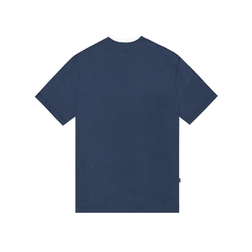 T-shirt Logo Shoulder Line Azul Marinho
