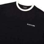 T-shirt Logo Shoulder Line Preta