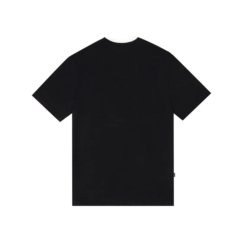 T-shirt Logo Shoulder Line Preta