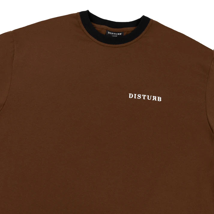 T-Shirt Ringer Marrom