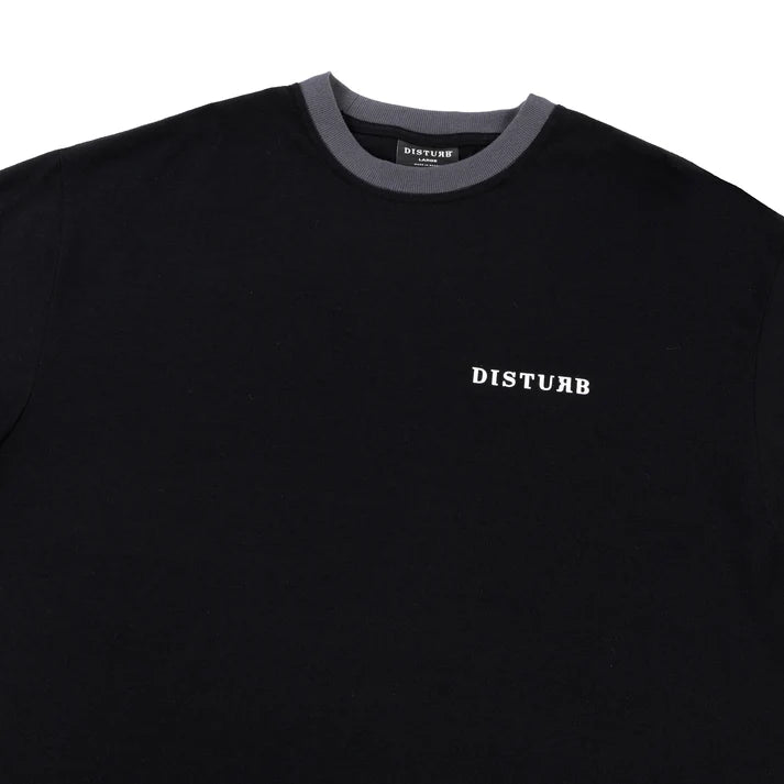 T-Shirt Ringer Preta