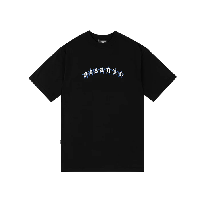 T-Shirt Stars Drip Preta