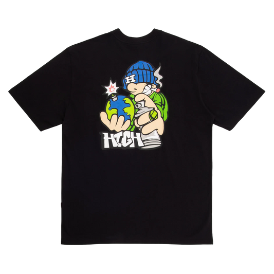 Tee Rebel Black - High