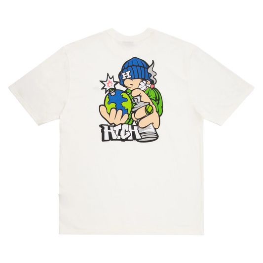 Tee Rebel White - High