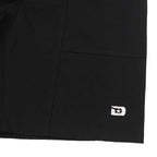 Wide Twill Shorts in Black - DISTURB LTDA