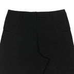 Wide Twill Shorts in Black - DISTURB LTDA