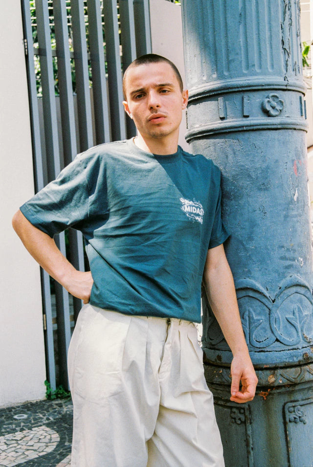 Basic Sculpture T-shirt Verde - MIDAS TOUCH