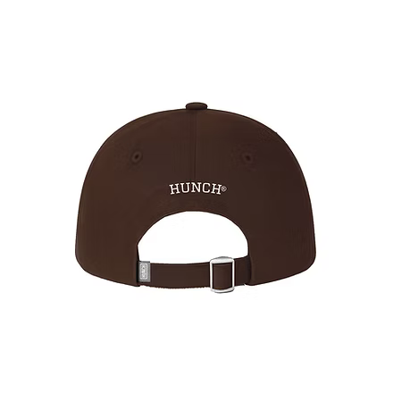 Boné 6 Panel Logo Script Brown - HUNCH