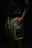Cargo Shorts Dual Color Green - HUNCH