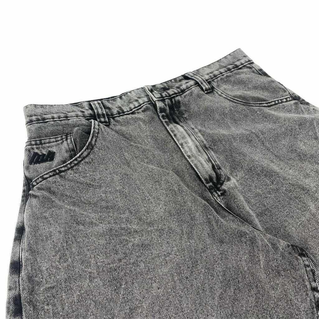 Storm Grey Baggy Jeans - TANABASE