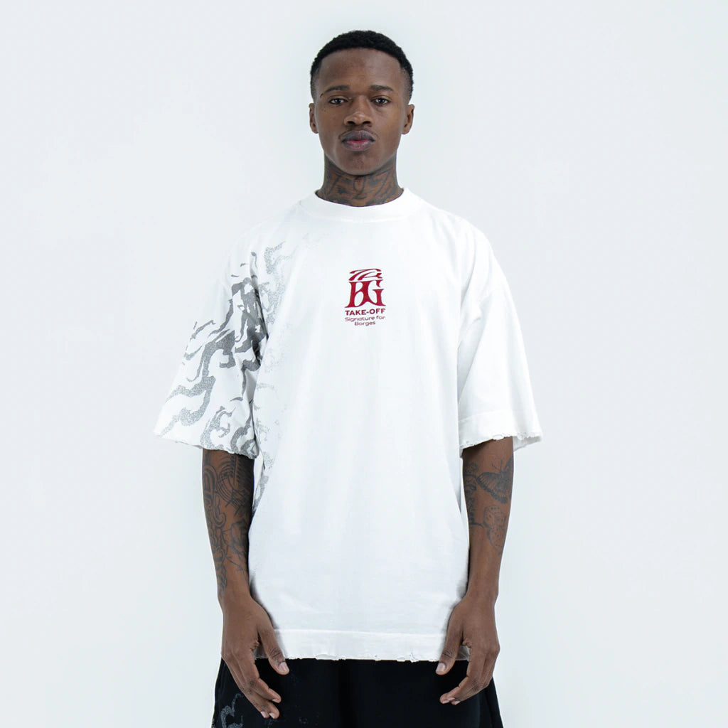BG Signature White Tee