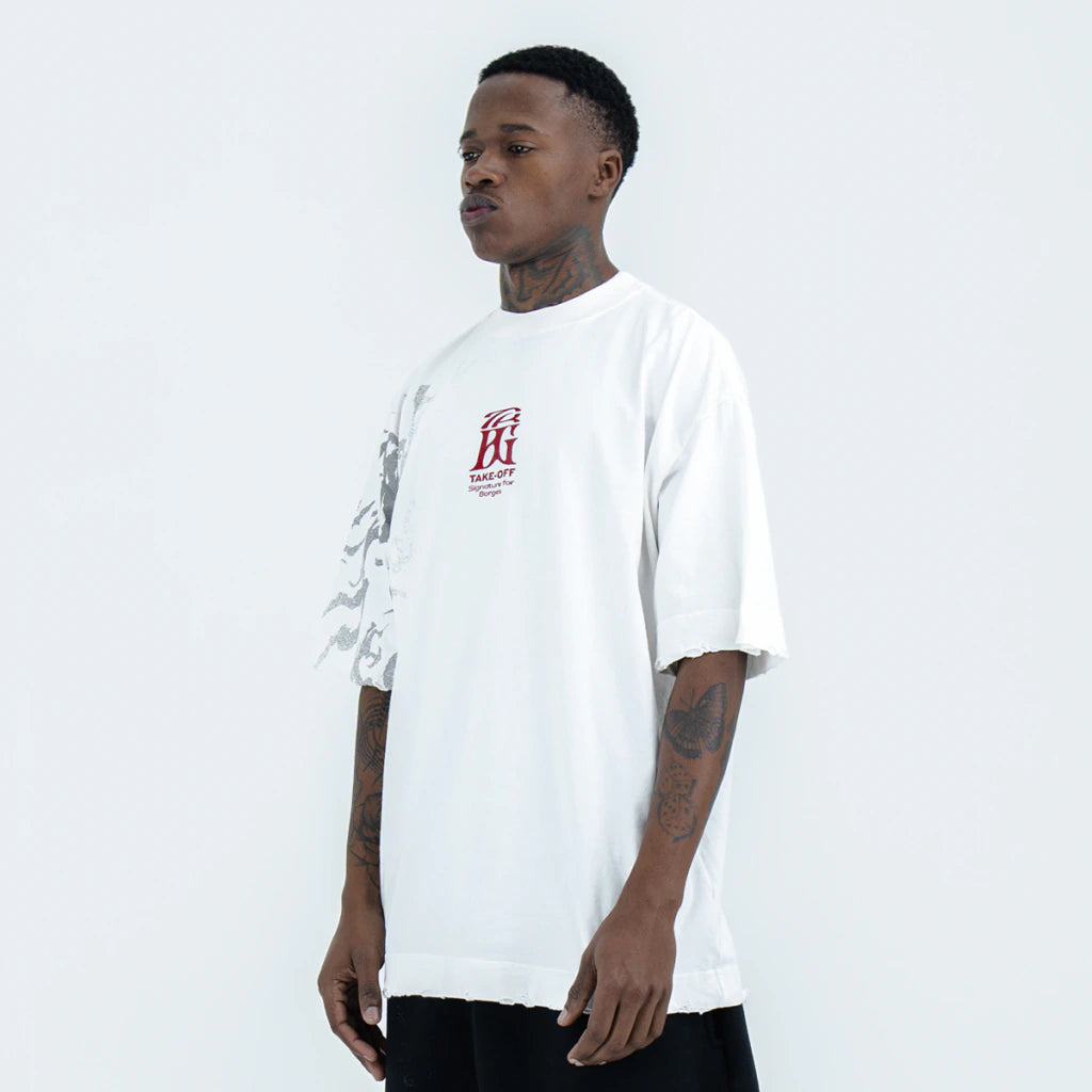 BG Signature White Tee