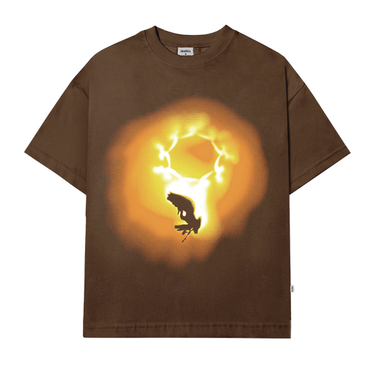 Camiseta Ahlma Espectro Marrom - BARRA