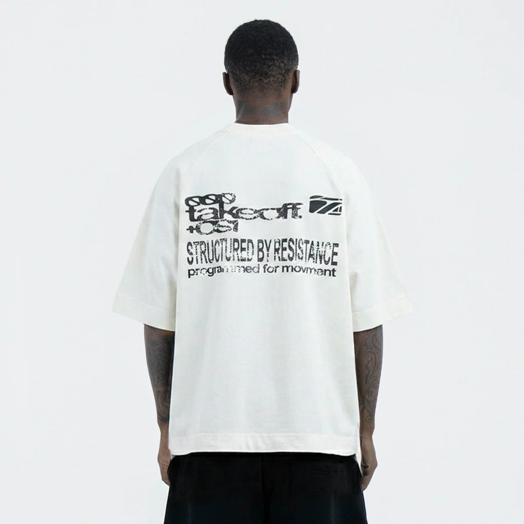 Circuit Offwhite Boxy Tee