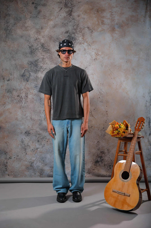 Boxy Basic Tee Chumbo - SEABIRD