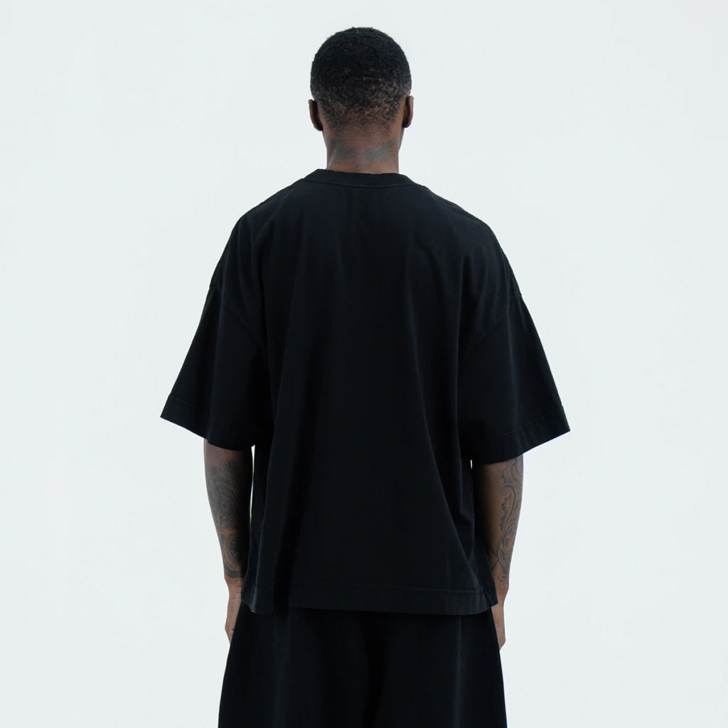 Creed Black Boxy Tee