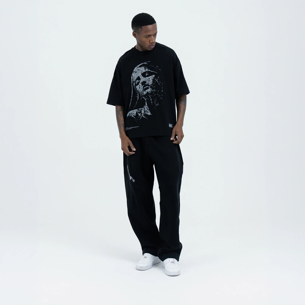 Creed Black Boxy Tee