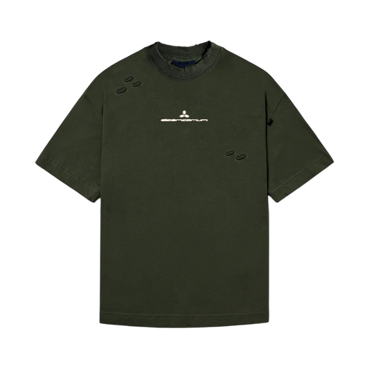 Camiseta Over "Atitude" Verde - Elo em Comum
