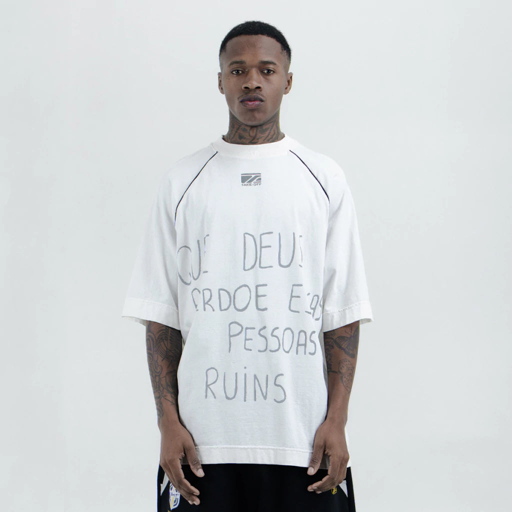 Deus Perdoe Offwhite Tee