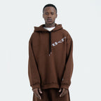 Double Layer Mocha Hoodie
