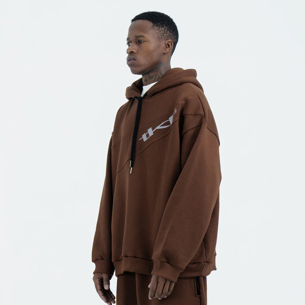 Double Layer Mocha Hoodie