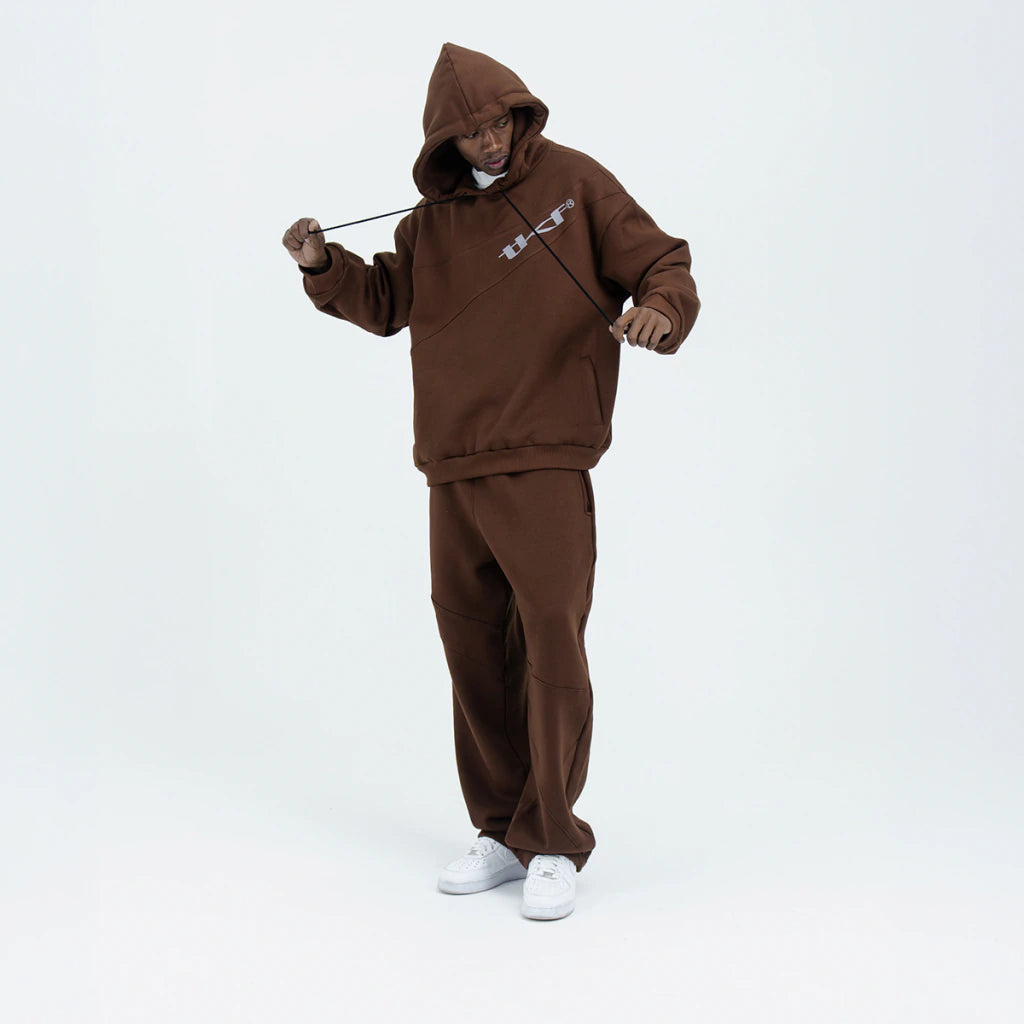 Double Layer Mocha Hoodie