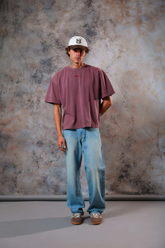 Boxy Basic Tee Bordô - SEABIRD