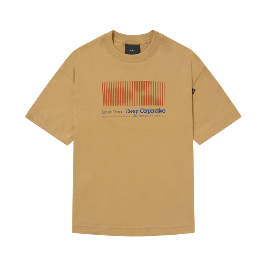 Camiseta Regular "Pixel" Caqui - Elo em Comum